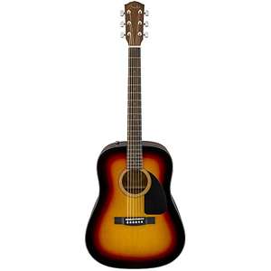 Fender CD-60 Dreadnaught Acoustic Guitar (V3) - Sunburst - Walnut Fingerboard - £104 / Black - £99 @ Amazon
