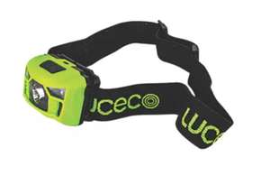 LUCECO Rechargeable Led Head Torch Green150LM £7.99 (Click & Collect) at Screwfix