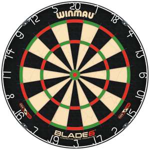 Winmau Blade 6 Dartboard £40 (-£5 sign up to Argos Marketing Offer)Free Click & Collect @ Argos