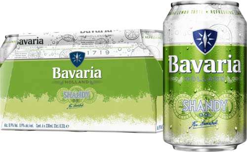 Bavaria Lager Shandy 24 x 330ml £10 (£9.50/8.50 S&S) @ Amazon