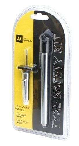 AA Tyre Safety Kit for Cars - 2 Gauges for Tread Depth and Tyre Pressure - £2.66 Sold and dispatch from Xtremeauto @ Amazon