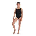Speedo Girl's ECO Endurance+ Medallist Swimsuit, Comfortable, Stylish Design, Extra Flexibility - Black - From £6 @ Amazon