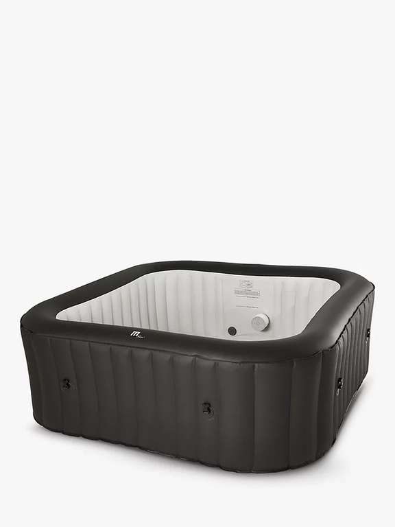 MSpa Vito Quick-Heating Square Inflatable Hot Tub with Filter Pack, Chemicals & Cover Bundle, 6 Person £271 @ John Lewis & Partners