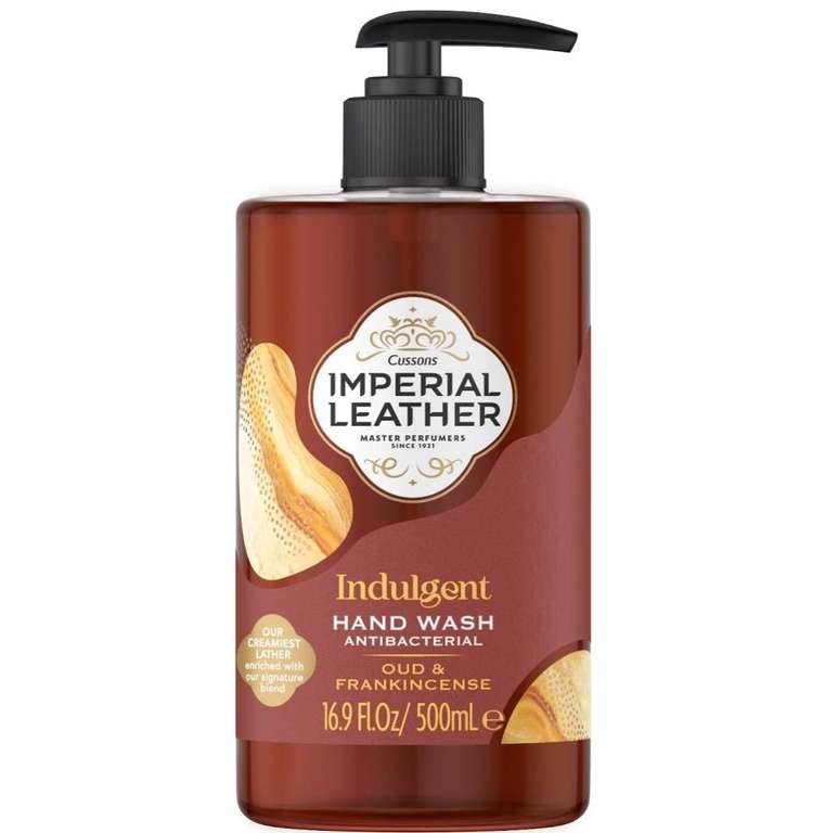 Imperial Leather Indulgent Hand Wash Antibacterial Oud & Frankincense 500ml