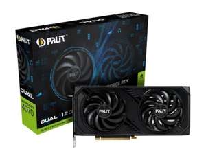 Palit GeForce RTX 4070 DUAL 12GB Graphics Card - w/Code (UK Mainland) Sold By E Buyer