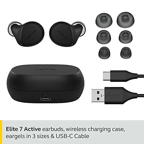 Jabra Elite 7 Active In-Ear Bluetooth Earbuds - True Wireless Sports Ear Buds with Jabra ShakeGrip - Amazon Warehouse (Very good) £74.46