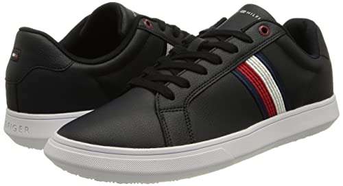 hagl Er velkendte lobby Tommy Hilfiger Men's Corporate Leather Cup Stripes Cupsole Sneaker sizes  6.5-11 - £50 @ Amazon | hotukdeals