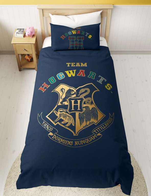 Harry Potter Non-Iron Reversible Bedding Set (Single £10 / Double £14 / King £14 ) (Free Click & Collect) @ Marks & Spencer