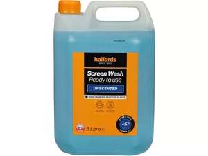 Halfords -5 Ready Mixed Screenwash 5L - Free click & collect - £3.99 (£3.79 or less with trade card) @ Halfrods