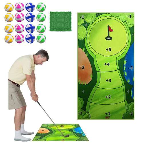 Royale Golf Chipping Mat Game With 16 Sticky Balls - Sold By Chriferguso