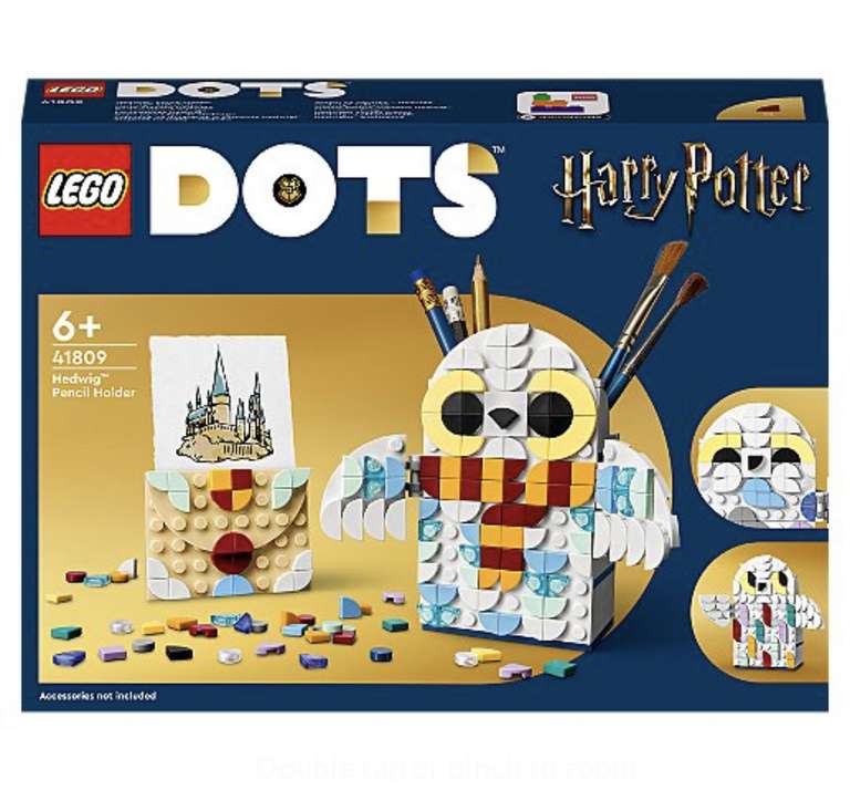 LEGO DOTS Hedwig Pencil Holder Toy Crafts Set 41809 £13.50 at checkout + free click and collect @ George