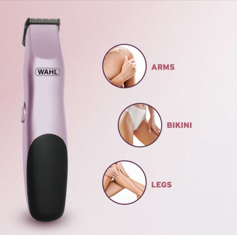 Wahl Trimmer Kit Ladies Personal Lilac Reduced with Free Click and Collect