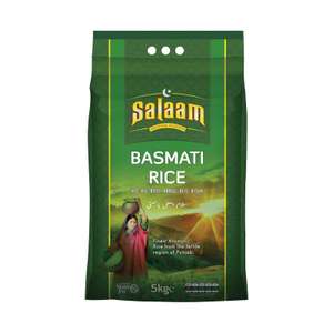Salaam Basmati Rice (Normal) 5KG | S&S £6.75 / £6.37