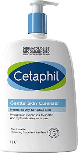 Cetaphil Gentle Skin Cleanser, 1L, Face & Body Wash £16 @ Amazon