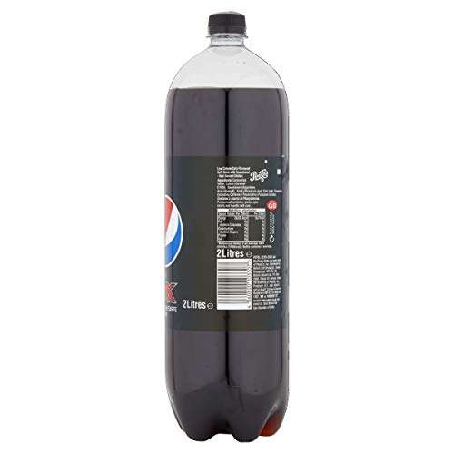 Pepsi Max No Sugar Cola Bottle 2L W/Voucher