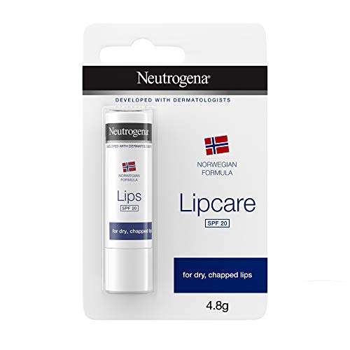 Neutrogena SPF 20 Lip Care, 4.8g - £1.60 / £1.40 with S&S + 15% voucher on 1st S&S order