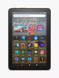 Fire HD 8 Tablet (12th Gen, 2022) Alexa Hands Free Fire OS, Wi-Fi, 32GB, 8", Special Offers 2 Year Guarantee £69.99 @ John Lewis & Partners