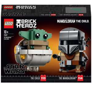 LEGO Star Wars 75317 BrickHeadz The Mandalorian & The Child £12.99 / Star Wars 75310 Duel on Mandalore £13.99 - Free collection @ Smyths