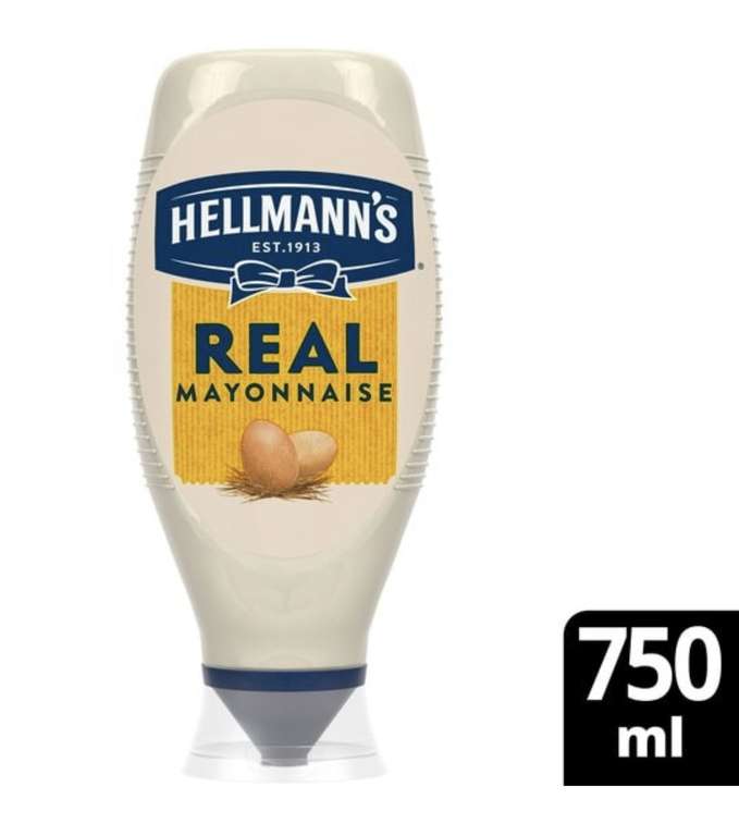 Hellmann’s Mayonnaise 750ml Bottle | Clubcard Price