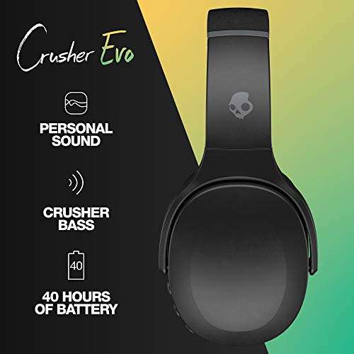 Skullcandy Crusher Evo Wireless Over-Ear Bluetooth Headphones - £124 @ Amazon