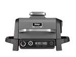 Ninja Woodfire Electric BBQ Grill & Smoker, 7-in-1 Outdoor Barbecue Grill & Air Fryer, Roast, Bake, Dehydrate, OG701UK