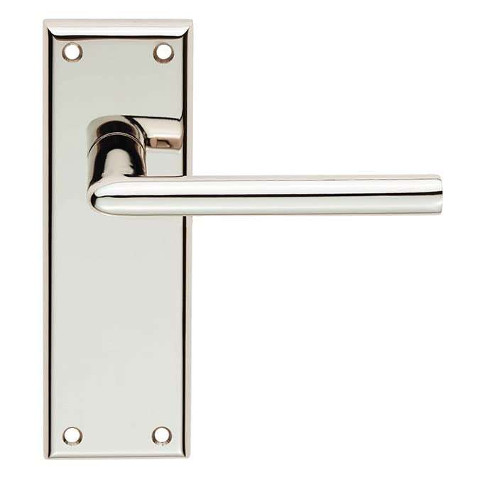 Carlisle Brass Serozzetta Dieci Lever On Backplate - Latch - Polished Nickel - Includes a Pair of Handles & fixing £4.21 @ Amazon