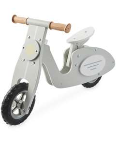LIttle Town Wooden Balance Bike Scooter in grey for £34.99 delivered @ Aldi
