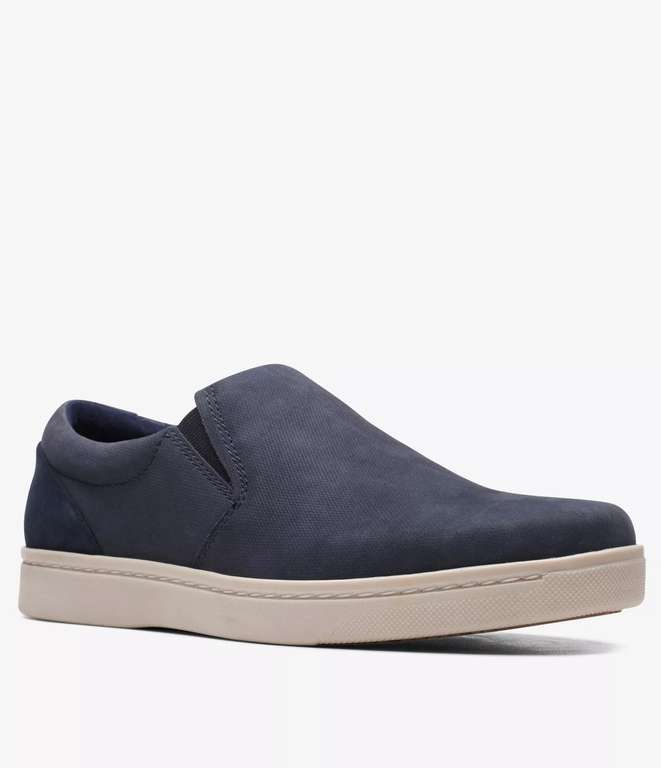 Kitna Free Navy Nubuck Leather Shoes at Clarks Outlet, Only £20.80 with ...