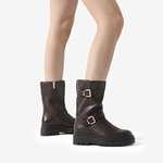 Womens Casual Winter Biker Boots £12.95 with code DREAM PAIRS Store Amazon