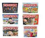 Monopoly Board Games now reduced Travel World Tour From £7 +Free Click & Collect