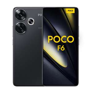 POCO F6 Black-Smartphone 8+256GB Snapdragon 8 Gen 3, 120Hz Flow AMOLEDUK Version+ 2 Yrs Warranty) - Pre-order