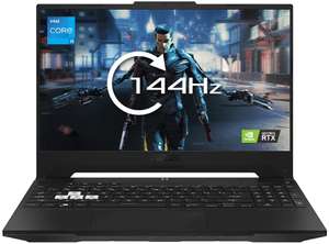 ASUS TUF Dash FX517ZR 144Hz 15.6" Gaming Laptop (Intel i7-12650H, GeForce RTX 3070, 16GB RAM, 1TB SSD, Windows 11) £1199 @ Amazon