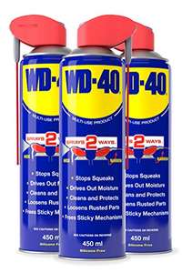 WD-40 Smart Straw Triple Pack 450ml - Multi-Use Lubricant & Corrosion Inhibitor