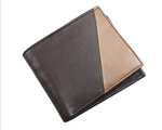 Genuine Leather Bi Fold Mens Wallet (RFID Protected) Black and Tan £5.99 Delivered @ The Jewellery Channel