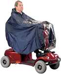 Wheelchair Cape, Windproof, Waterproof and Water resistant Hooded Cape - £13.09 @ Amazon
