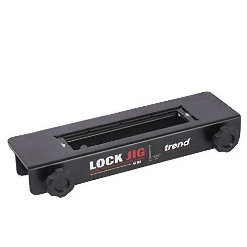 Trend LOCK/JIG For Routing Face-Plate Recess and Mortise - Doorlock Installation Tool - £61.51 @ Amazon