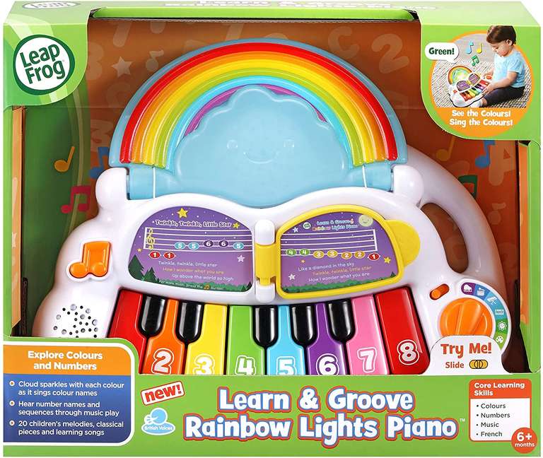 LeapFrog Learn & Groove Rainbow Lights Piano £11 @ Amazon
