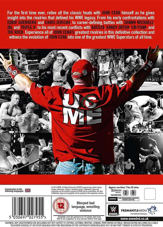 WWE John Cena's Greatest Rivalries (DVD) sold by angelsam85