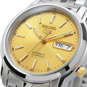 Seiko 5 Automatic 21 Jewels SNKL81 SNKL81K1 SNKL81K Men's Watch with code