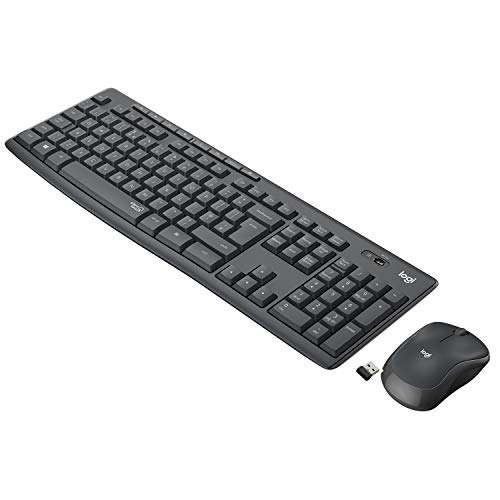 Logitech MK295 Wireless Mouse & Keyboard Combo – SilentTouch Tech, Full Numpad - £22.99 @ Amazon