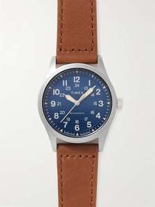 Timex Expedition North Field Post 38mm Hand-Wound Stainless Steel and Leather Watch £126 + £5 delivery @ MrPorter