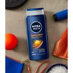NIVEA MEN Sport Shower Gel (6 x 400ml) Refreshing Body Wash with Lime Scent - Or £8.05/£7.59 on Subscribe & Save