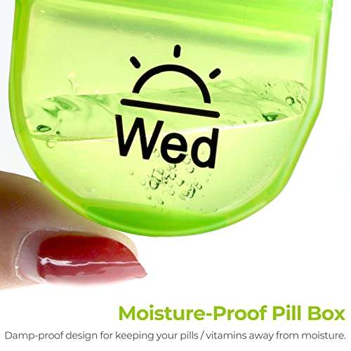 AUVON Pill Box Organiser with Free Smartphone Reminder App £5.94 @ Dispatches from Amazon Sold by AUVON
