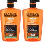 Pack of 2 - L'Oréal Men Expert Hydra Energetic Shower Gel Large XXXL 1L