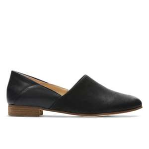 Black Pure Tone Women's Slip on Loafers - £20 / £23.95 delivered @ Clarks Outlet