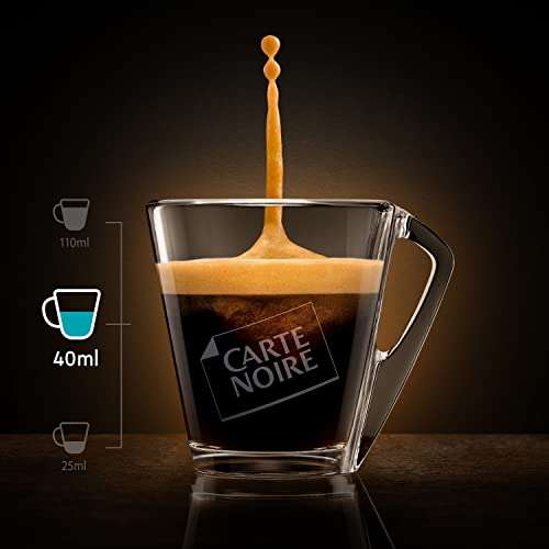 100 pods Carte Noire, Espresso Classique, Nespresso Compatible Aluminium Capsules, 10 Packs of 10 Coffee Pods - £15.93 @ Amazon