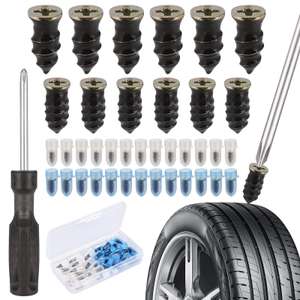 Zocipro 30Pcs Tyre Repair Kit Rubber Nails with Screwdriver, Self-Service Car Puncture Repair Kit - Sold by HTB668 FBA