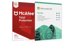 Microsoft 365 family 6 People and Mcafee unlimited devices £49.99 Free Click & Collect @ Argos