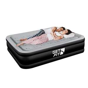 Get Fit Air Bed with Built In Electric Pump + Pillows - Premium King Size - Sold by Prime Brands Group UK FBA