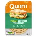 (Quorn Vegetarian/Vegan) Smoky Ham Free Slices 100g/Chicken Free Slices 100g £1.50 Each @ Sainsbury's